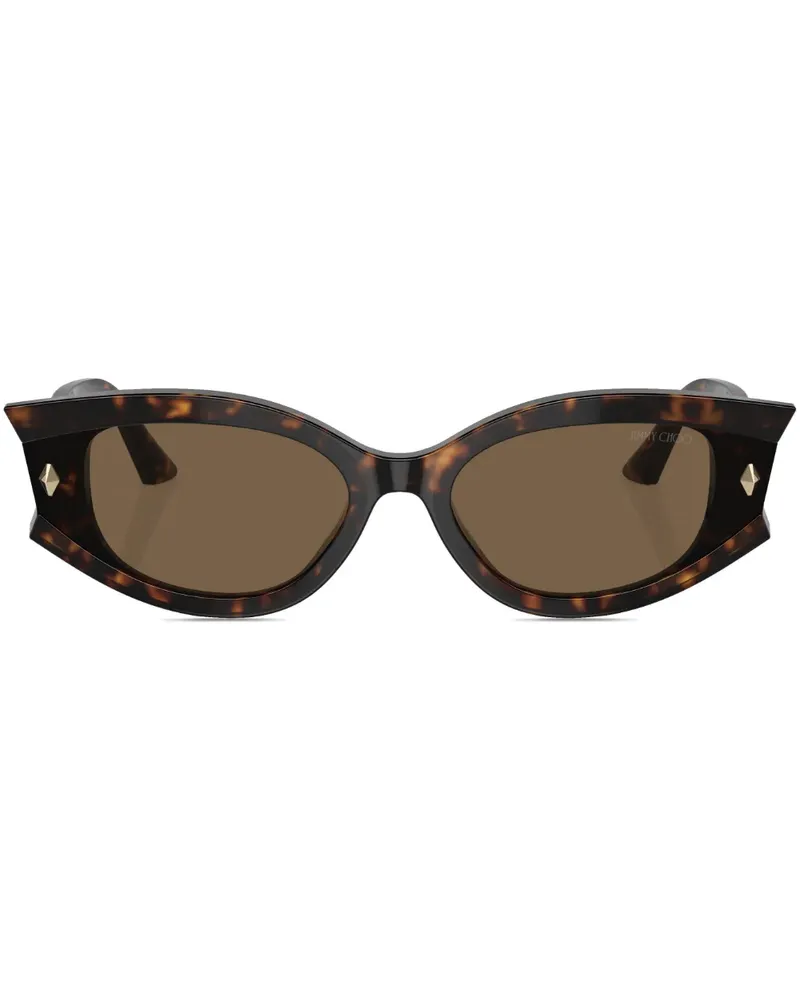 Jimmy Choo Skylar Sonnenbrille - Braun Braun