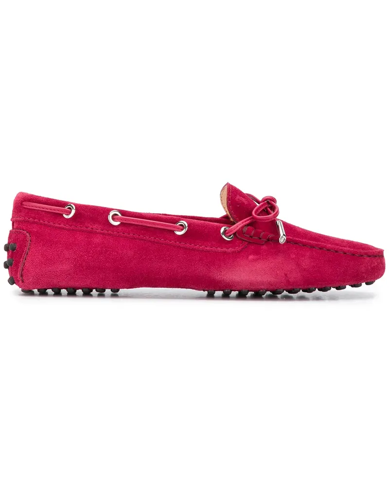 TOD'S Loafer mit Ösen - Rot Rot