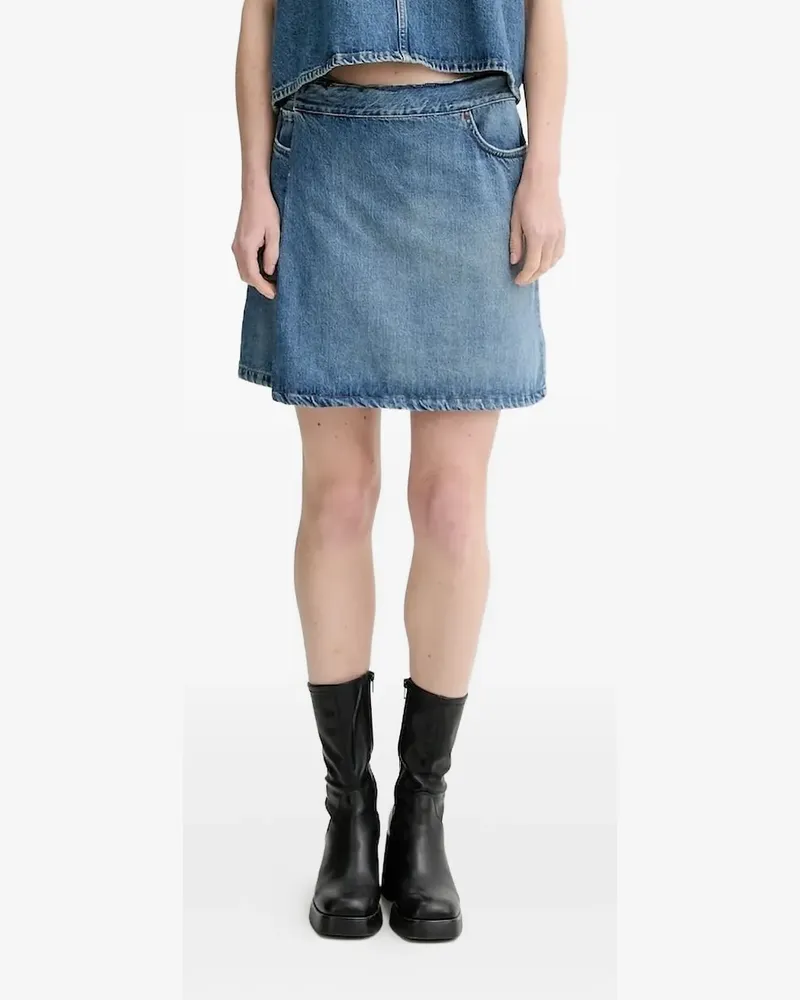 Won Hundred Gewickelter Jeansrock - Blau Blau