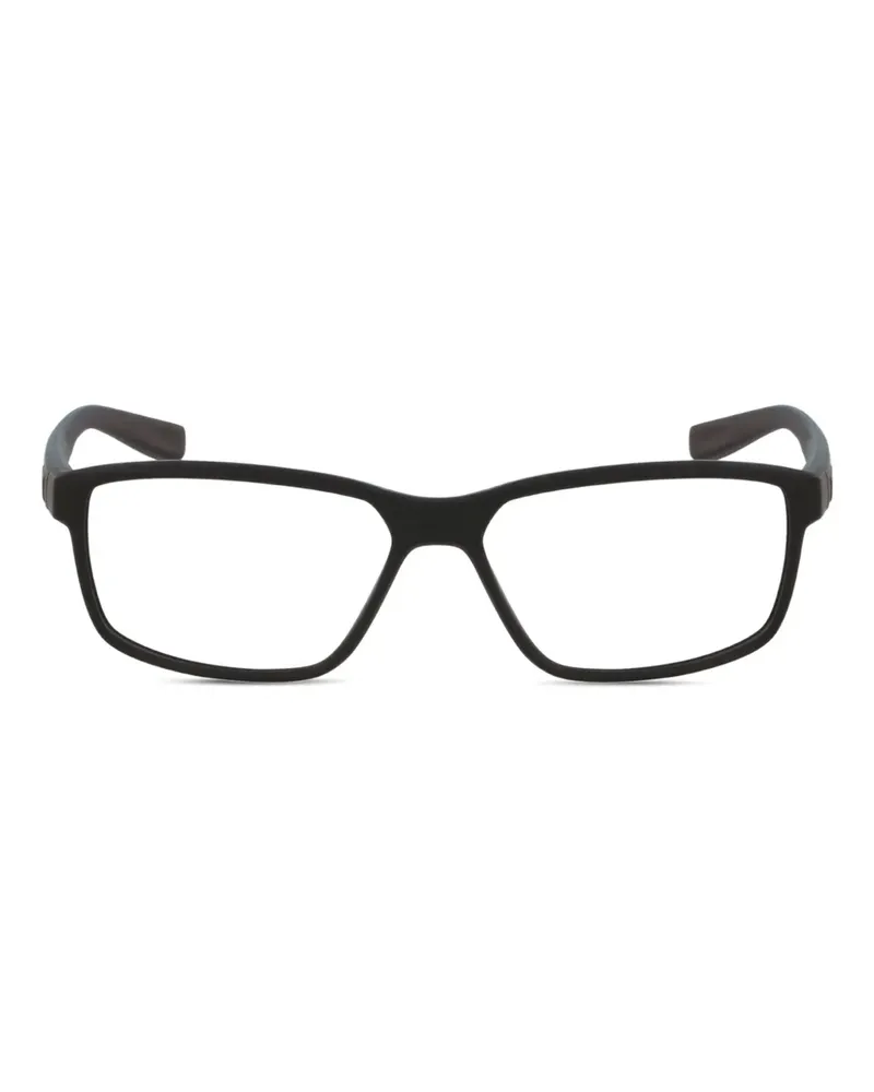 Nike Brille mit eckigem Gestell - Schwarz Schwarz