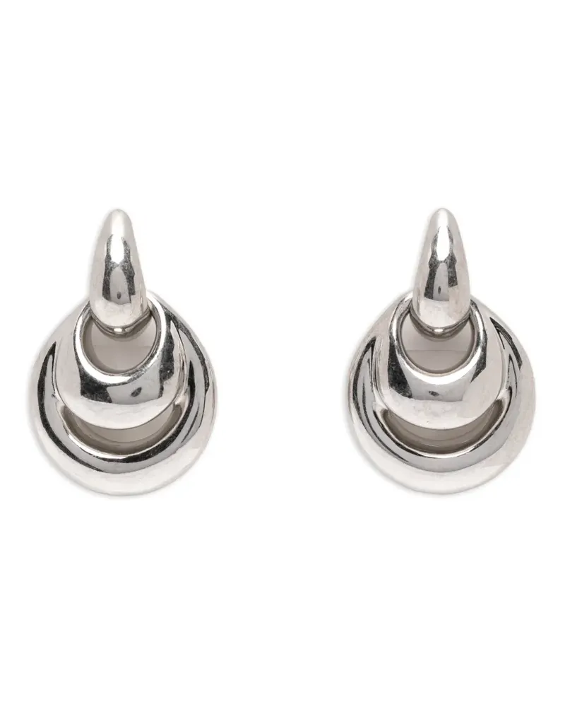 PANCONESI sculptural drop earrings - Silber Silber