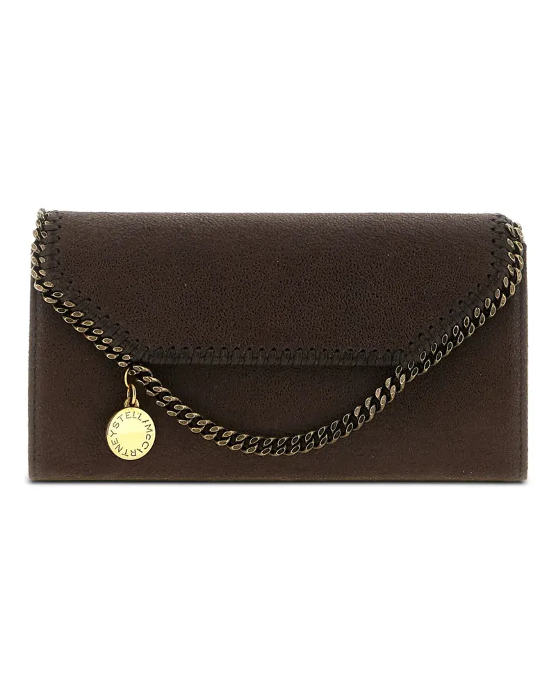 Stella McCartney Continental Falabella Portemonnaie mit Kette - Braun Braun