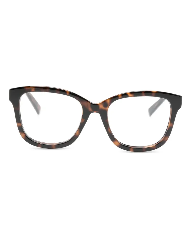 Gucci Brille mit geometrischem Gestell - Braun Braun