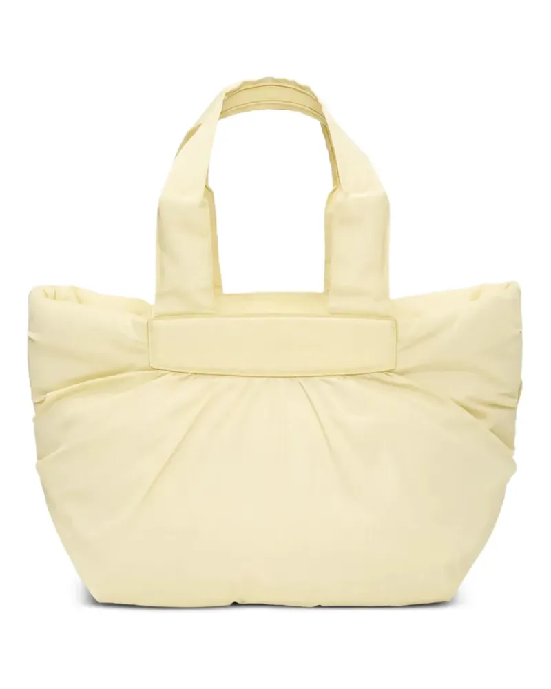 VeeCollective Geraffte Caba Tote Bag - Gelb Gelb