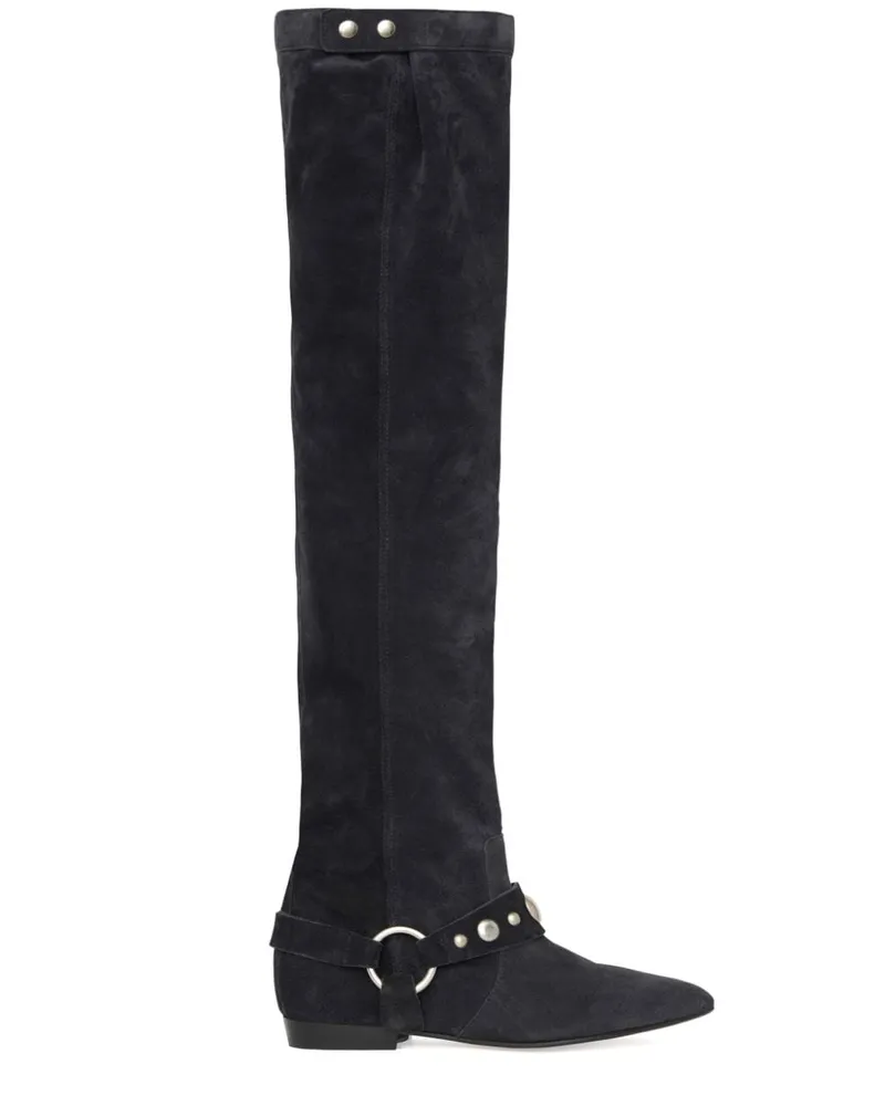 Isabel Marant Stiefel aus Leder Schwarz