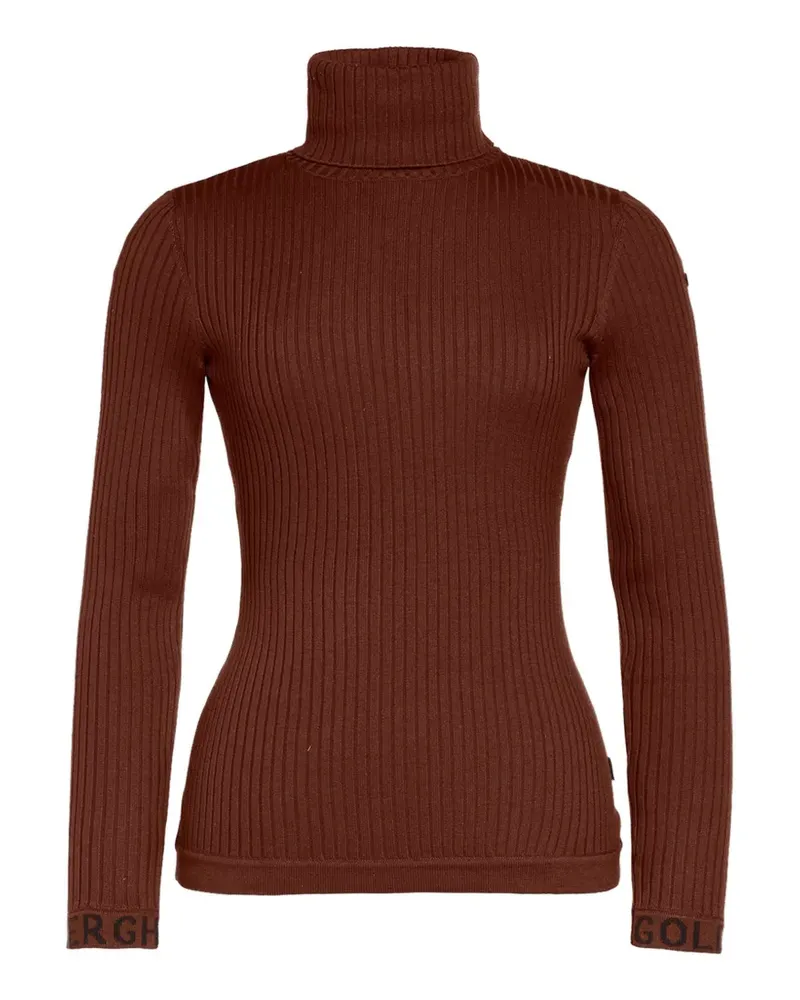 GOLDBERGH Mira Pullover aus Rippstrick - Braun Braun