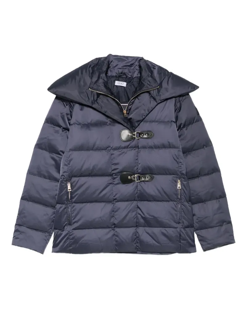 Liu Jo buckle-fastening padded jacket - Blau Blau