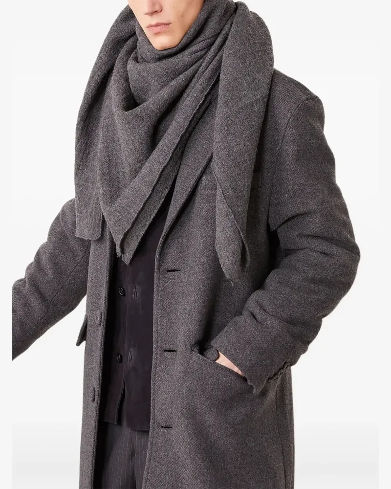 Officine Generale Schal aus Wolle - Grau Grau