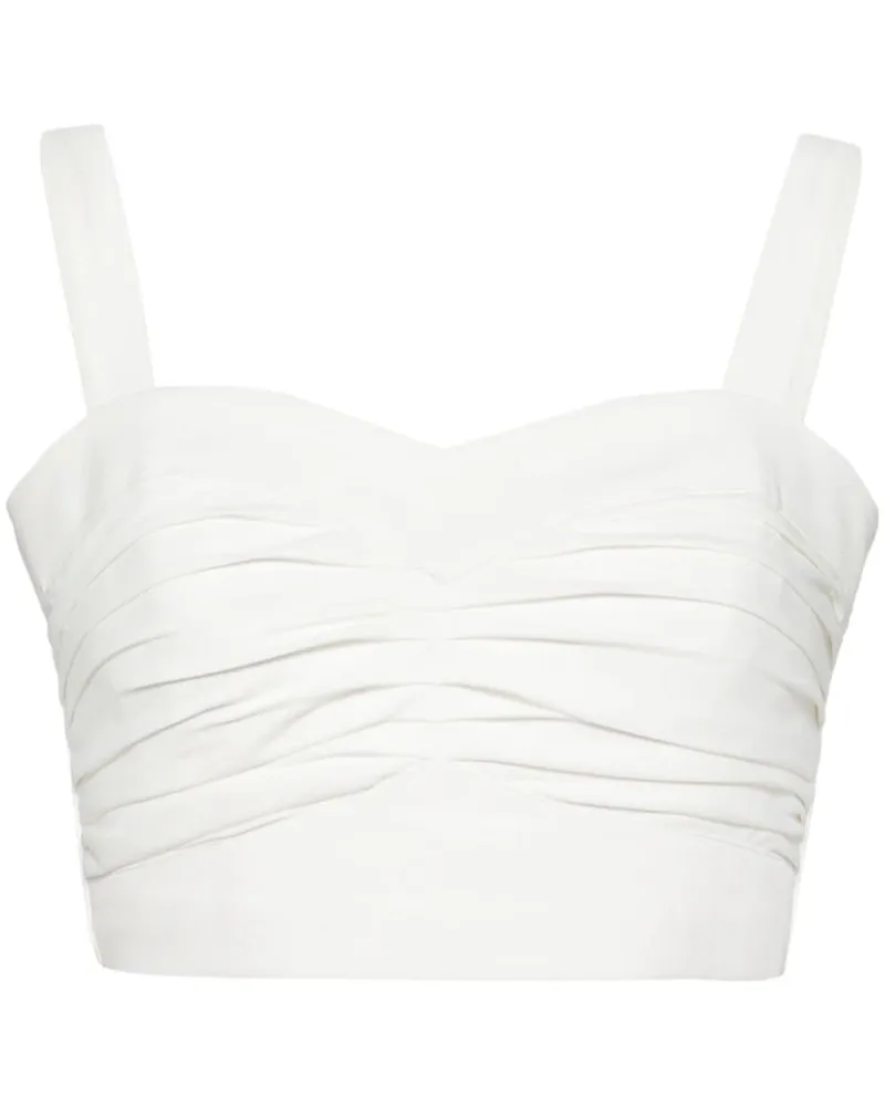 Bambah Hibiskus Bustier - Weiß Weiß