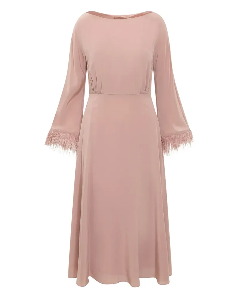 Max Mara Levante Midikleid - Rosa Rosa