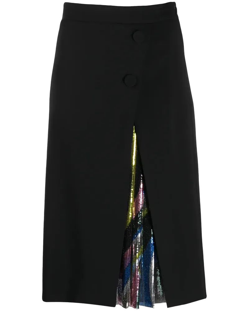 Emilio Pucci Rock mit Pailletten - Schwarz Schwarz