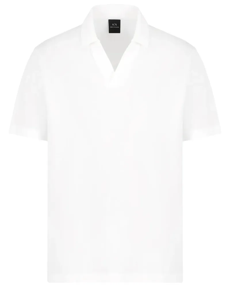 Armani Exchange Klassisches Poloshirt - Weiß Weiß