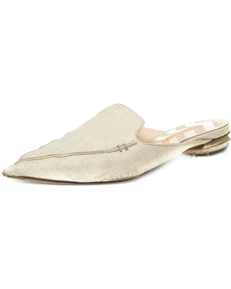 Nicholas Kirkwood Pre-owned Beya Mules mit spitzer Kappe - Nude Nude