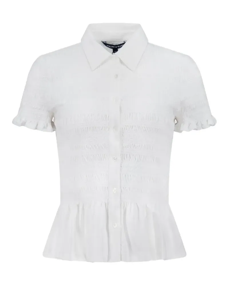 Veronica Beard Ellisandra peplum shirt - Weiß Weiß