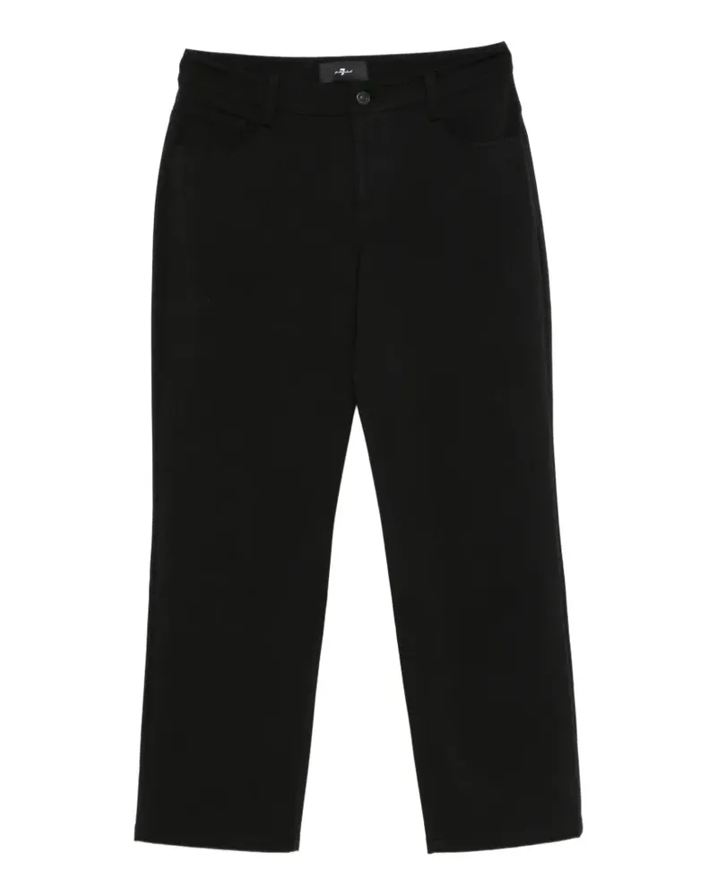 7 for all mankind Gerade Calie Jeans - Schwarz Schwarz