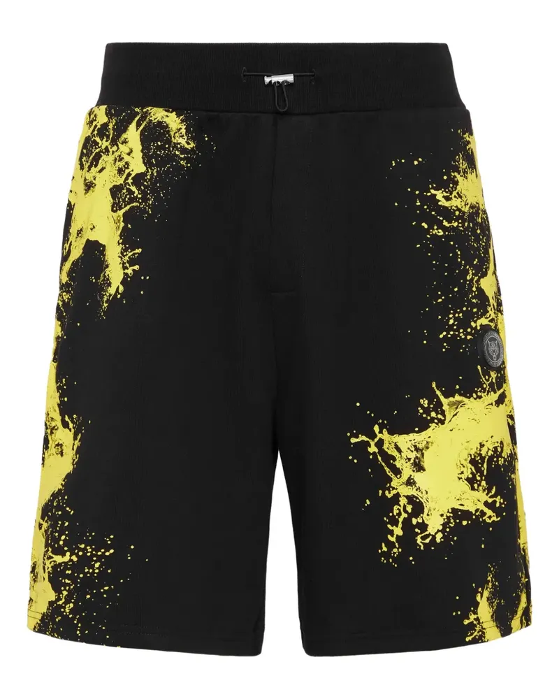 Philipp Plein Splash Shorts - Schwarz Schwarz