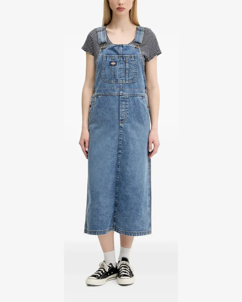 Dickies pocket denim dress - Blau Blau