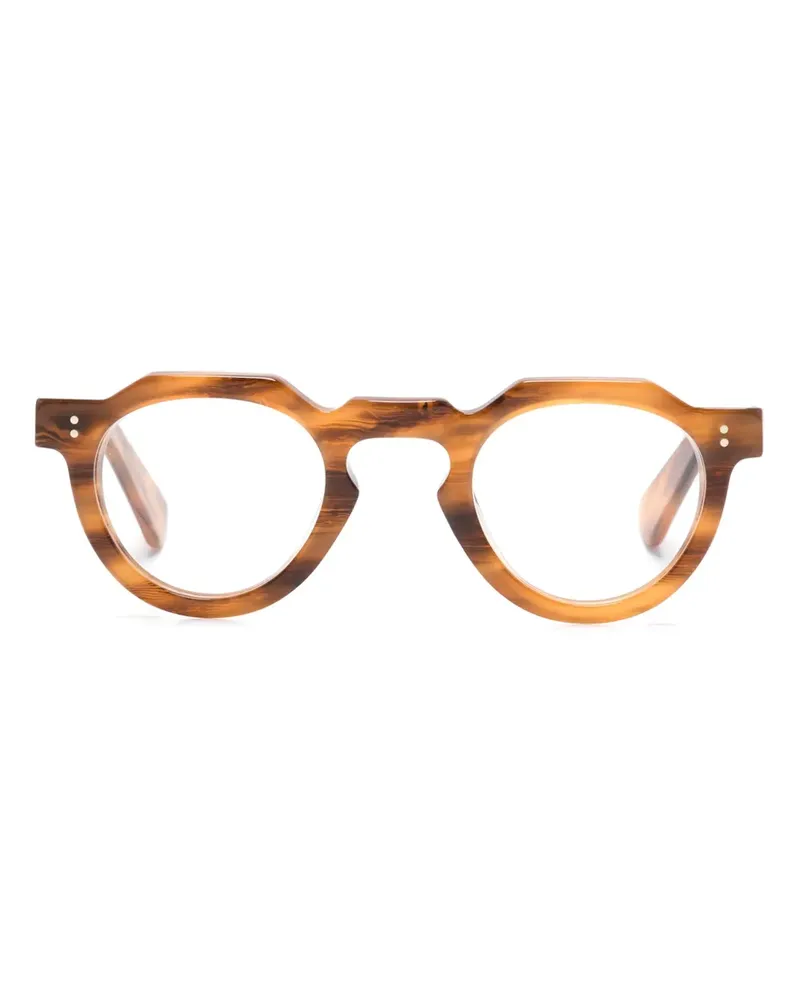 Lesca Crown Sonnenbrille mit Panto-Gestell - Nude Nude
