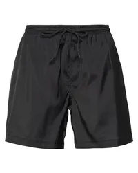 maharishi Badeshorts mit Tiger-Print Schwarz