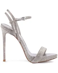 Le Silla Gwen Sandalen mit Strassverzierung Silber