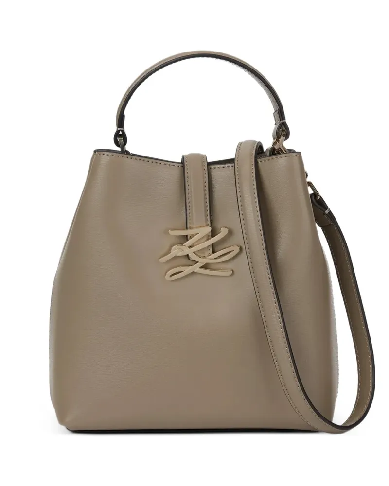 Karl Lagerfeld Kleine K/Autograph Beuteltasche - Grau Grau