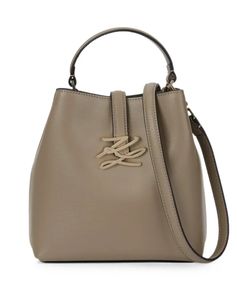 Karl Lagerfeld Kleine K/Autograph Beuteltasche - Grau Grau