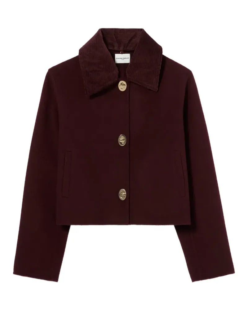 Claudie Pierlot boxy corduroy jacket - Rot Rot