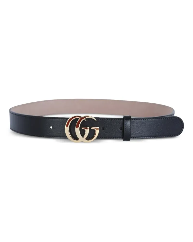 Gucci Gürtel mit GG-Schnalle - Schwarz Schwarz