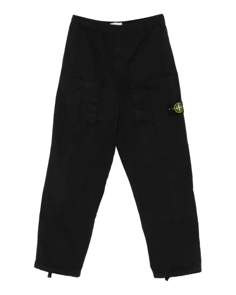 Stone Island Compass-patch cargo pants - Schwarz Schwarz