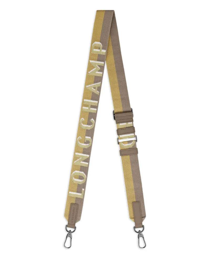 Longchamp Schulterriemen aus Logo-Jacquard - Grün Grün