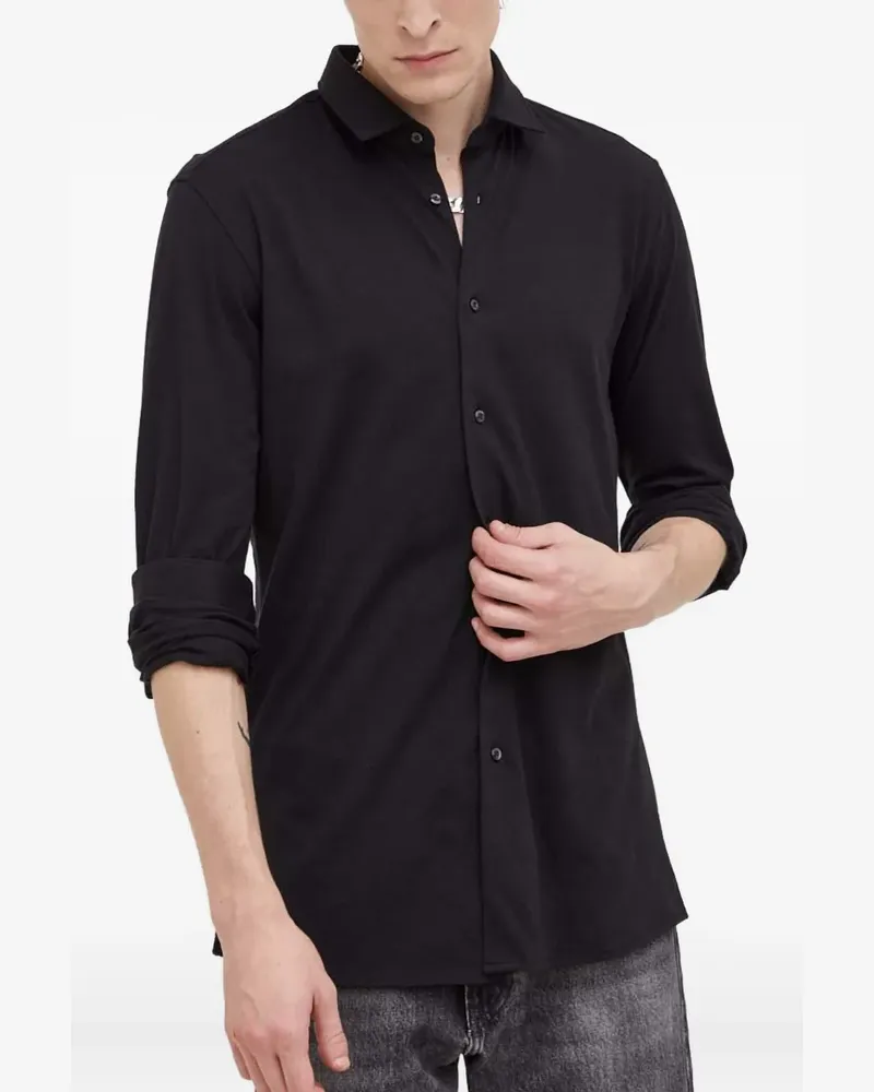 HUGO BOSS Klassisches Hemd - Schwarz Schwarz