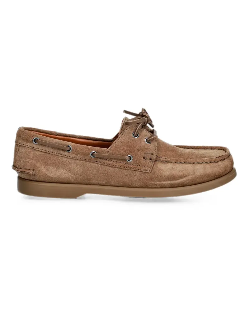 Vagabond Loui Segelschuhe aus Wildleder - Nude Nude