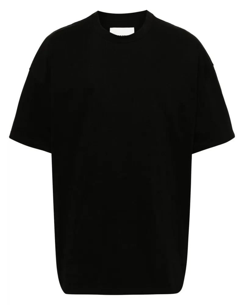 Jil Sander T-Shirt im Layering-Look - Schwarz Schwarz