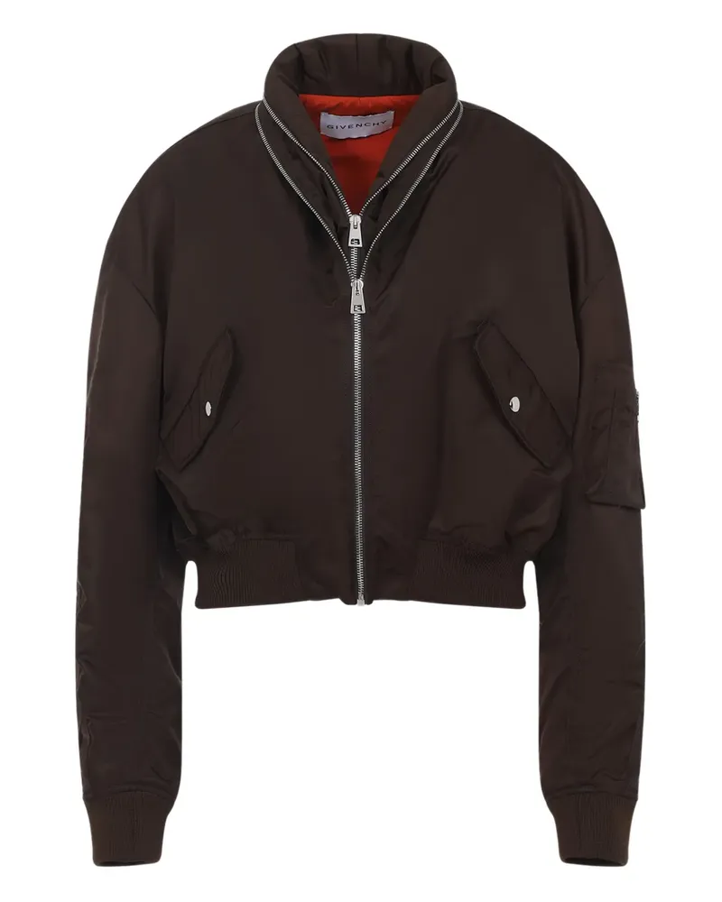Givenchy Bomberjacke mit Reißverschluss - Braun Braun