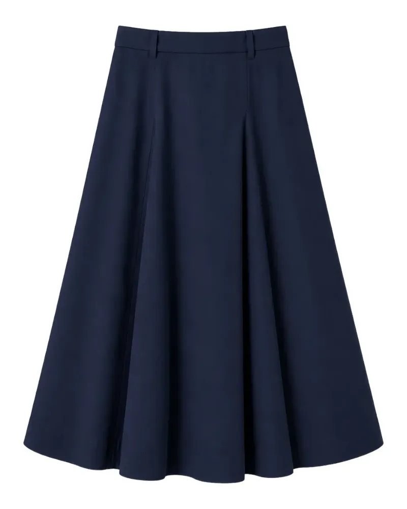 Liviana Conti Nelly Midirock mit Gürtel - Blau Blau
