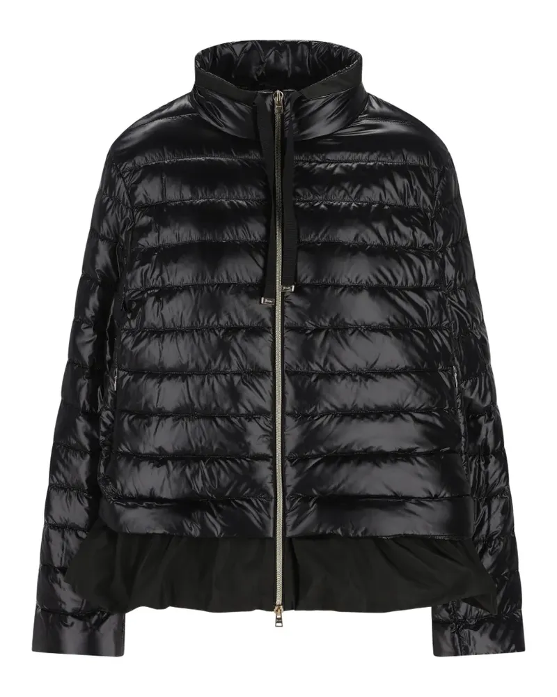 Herno zip-up quilted puffer jacket - Schwarz Schwarz
