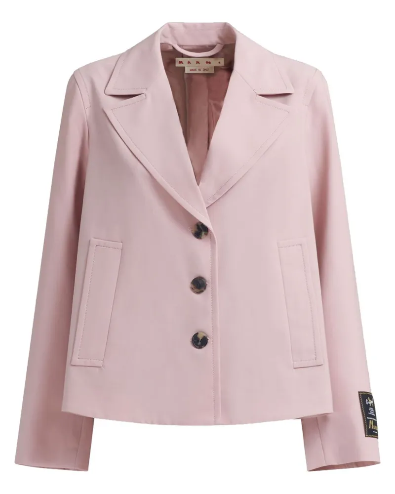Marni Jacke in A-Linie - Rosa Rosa