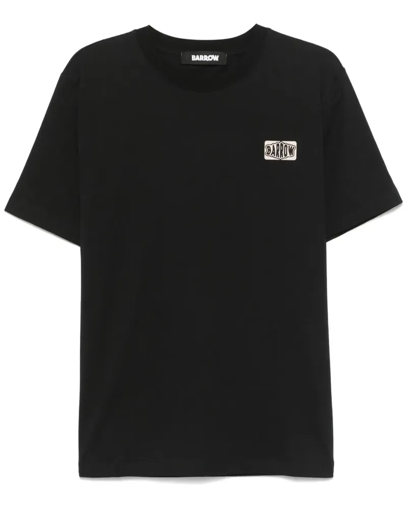 BARROW T-Shirt mit Logo-Print - Schwarz Schwarz