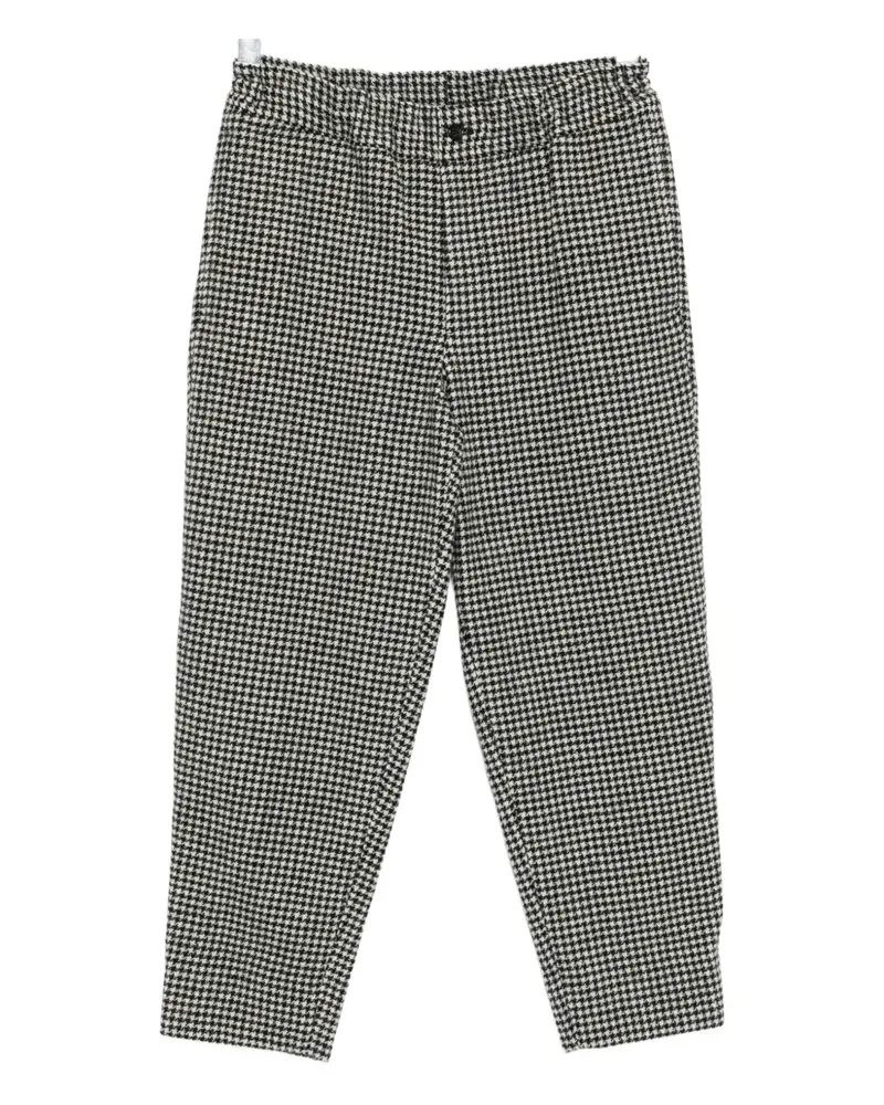 Comme des Garçons houndstooth trousers - Schwarz Schwarz
