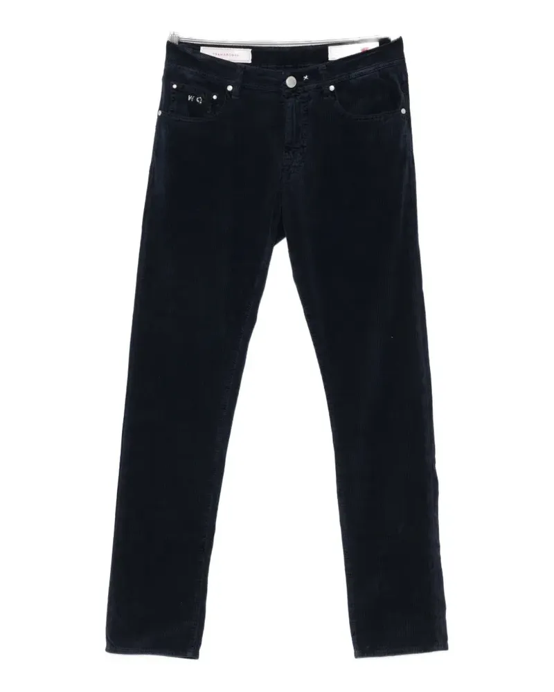 Tramarossa Michelangelo Hose aus Cord - Blau Blau