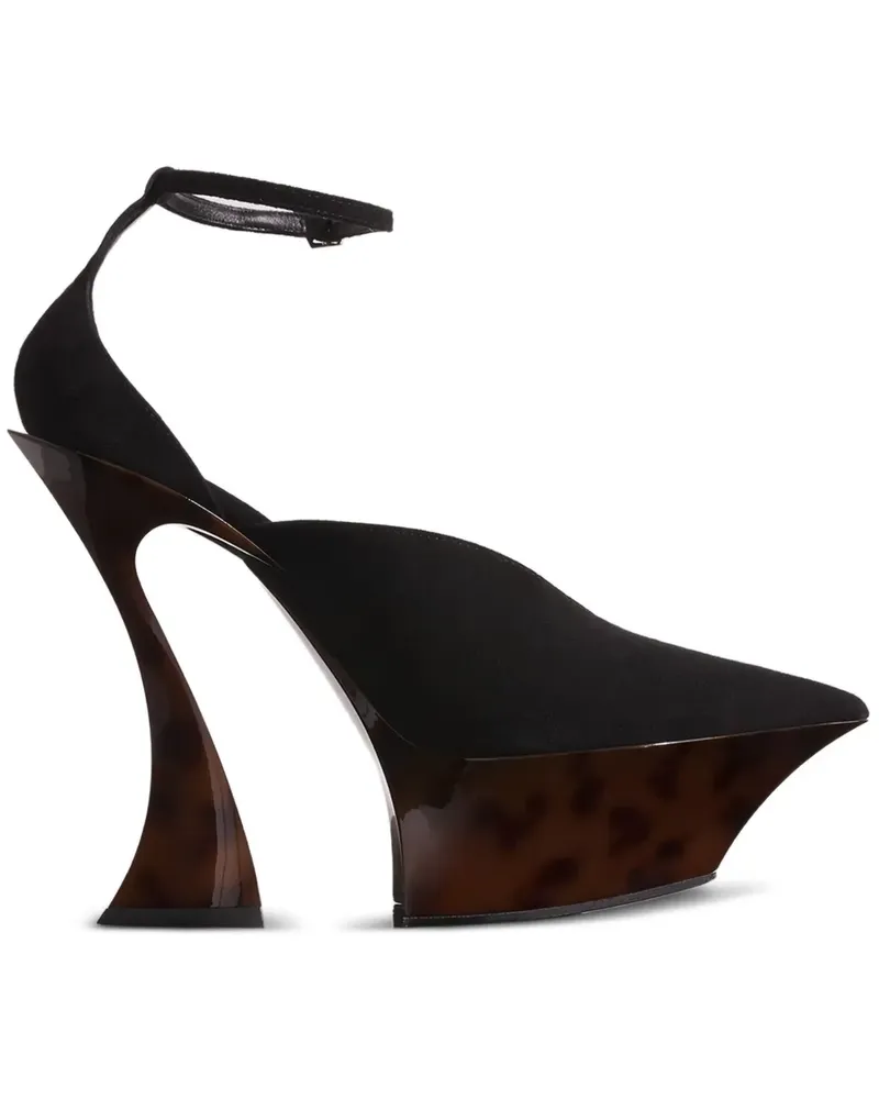 Thierry Mugler Mules mit Design-Absatz 95mm - Braun Braun