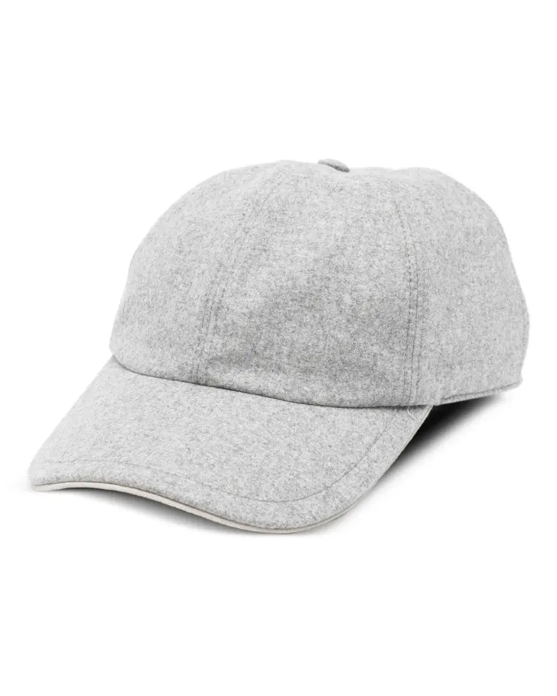 Eleventy Baseballkappe mit gebogenem Schirm - Grau Grau