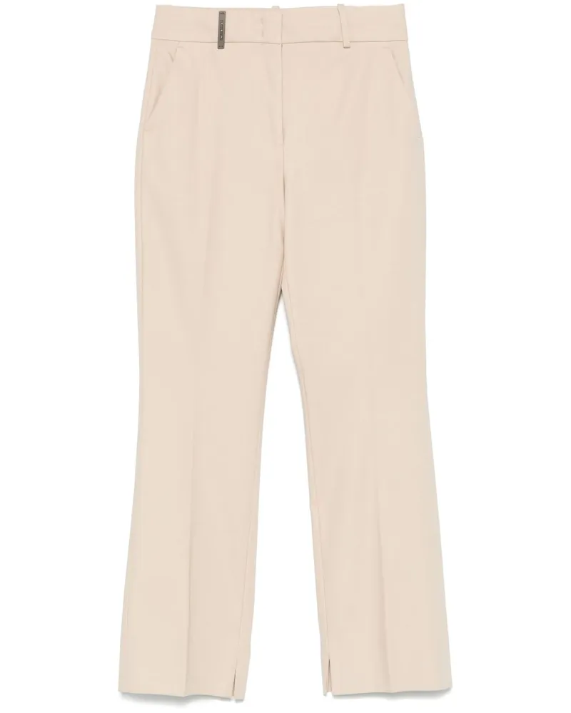 Peserico Klassische Tapered-Hose - Nude Nude