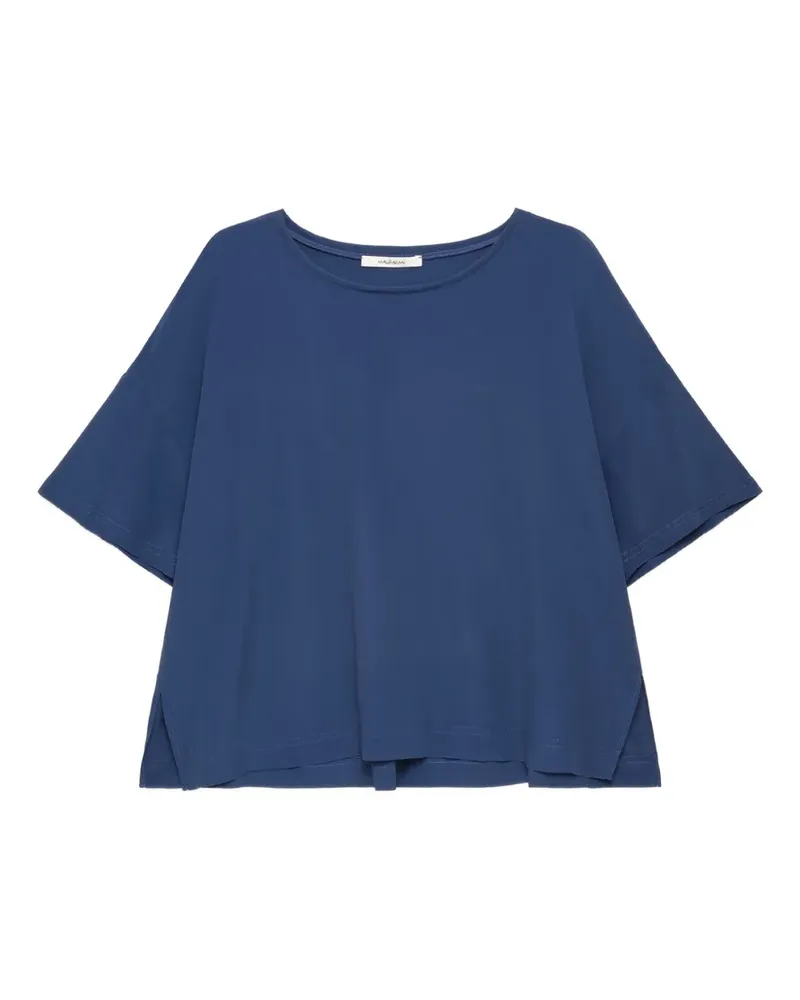 Maliparmi flounce-back crepe T-shirt - Blau Blau