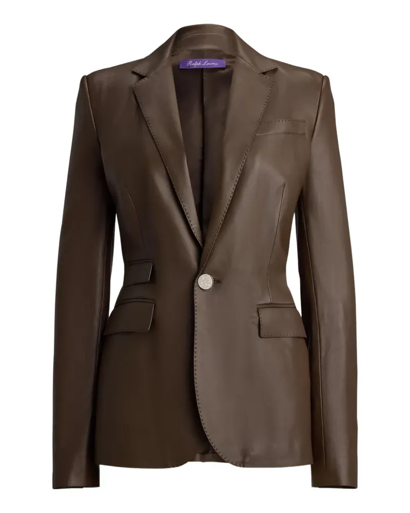 Ralph Lauren Parker leather jacket - Braun Braun