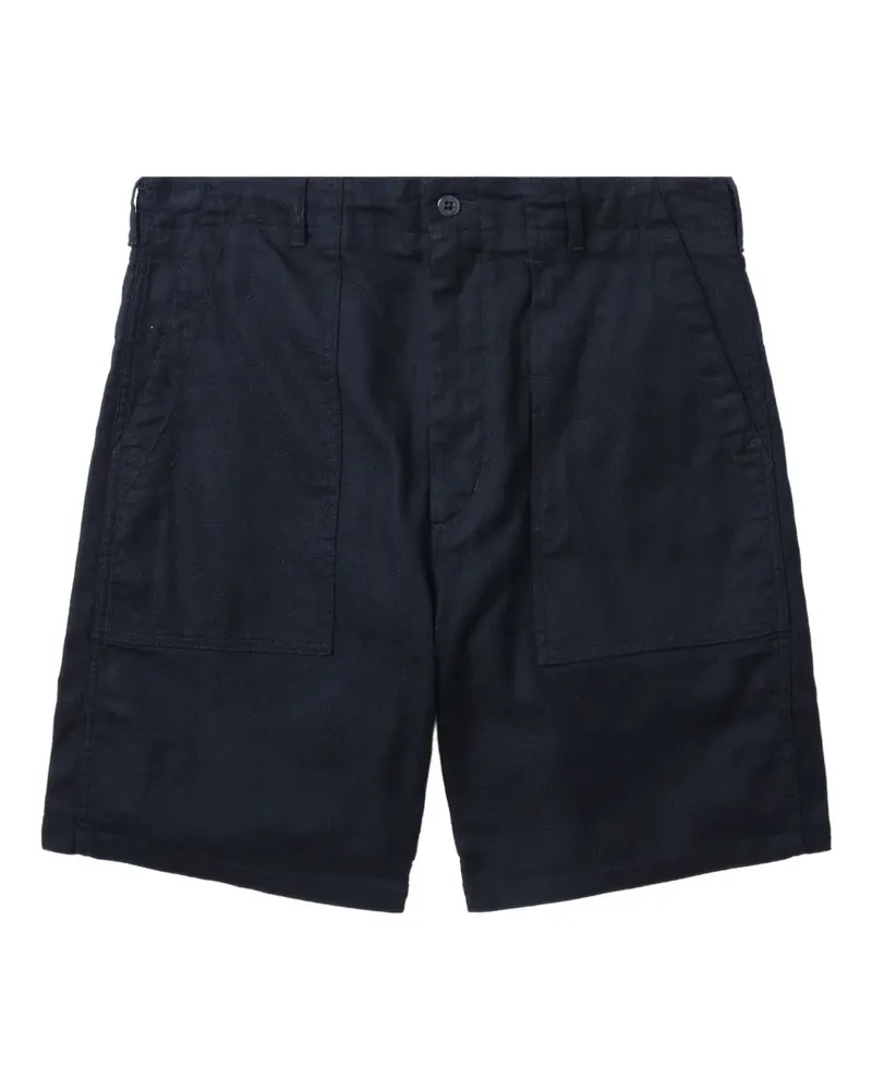Engineered Garments Shorts mit aufgesetzter Tasche - Blau Blau