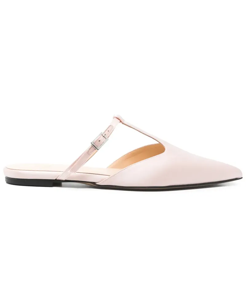 TELA Mules aus Satin - Rosa Rosa