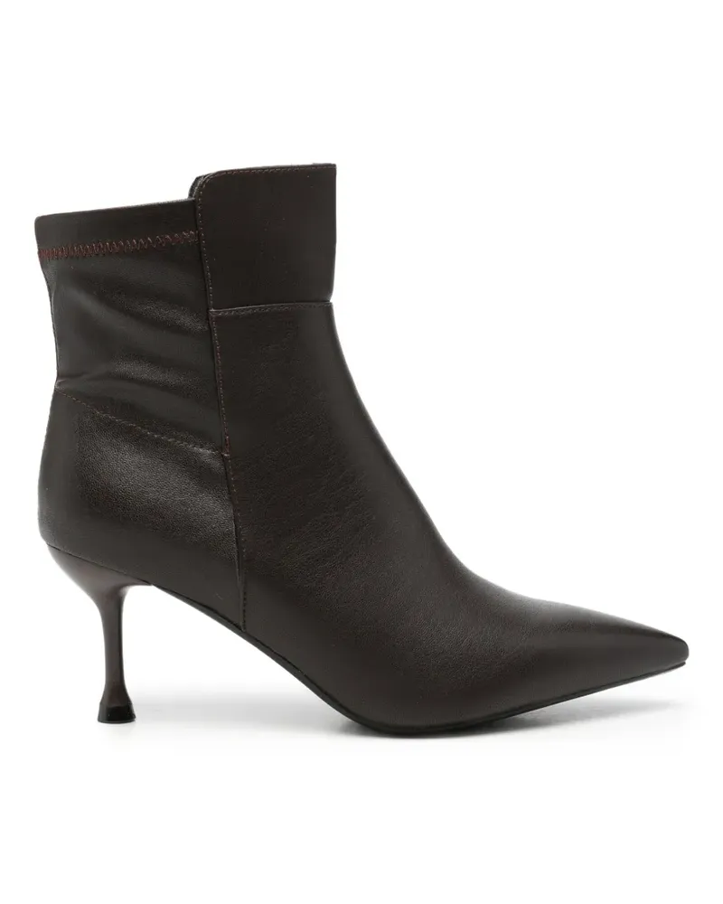 Uma Parker Stiefeletten mit spitzer Kappe - Braun Braun