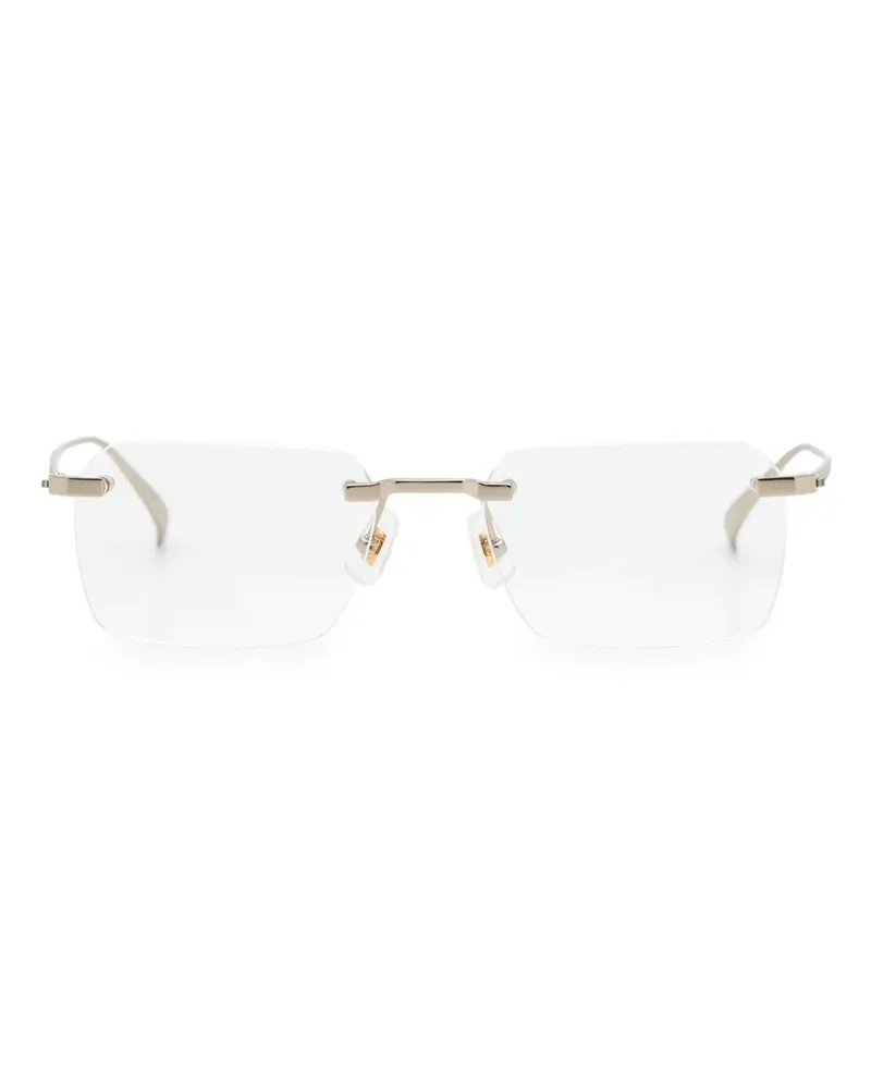 Dunhill Rahmenlose Brille aus Titan - Gold Gold