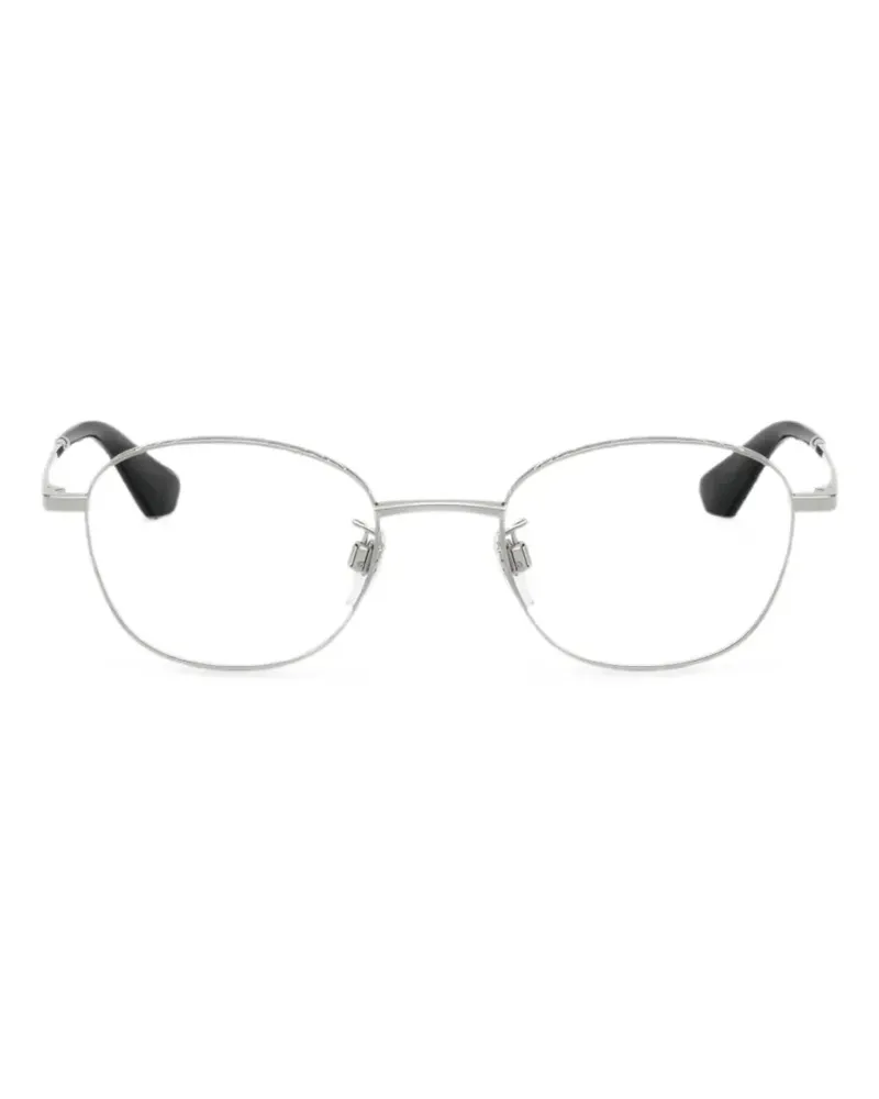 Burberry Brille mit rundem Gestell - Silber Silber